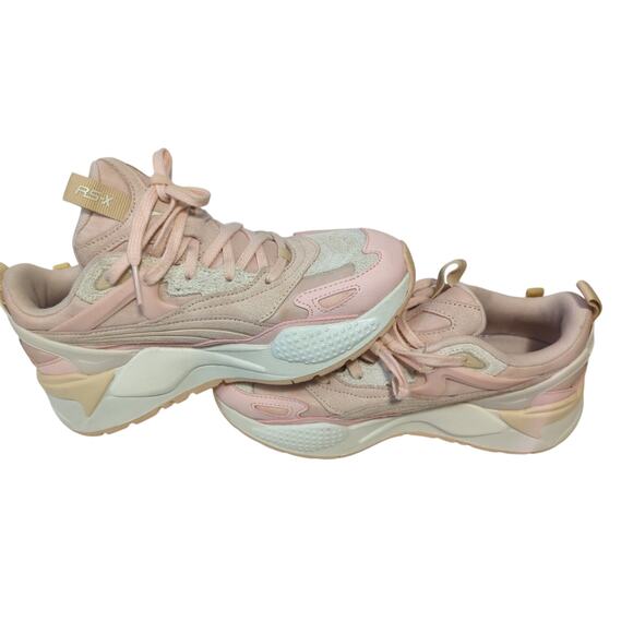 PUMA RS-X Lace Up 7 Sneakers Shoes Casual Multi Pink/White Peach - Picture 1 of 11